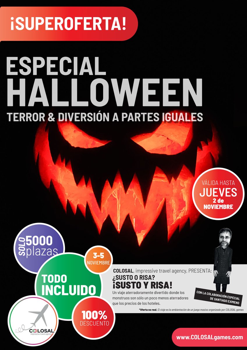 COLOSALgames's tweet photo. Plazas limitadas. Oferta válida solo hasta el jueves. https://t.co/fsZXI4UPIU