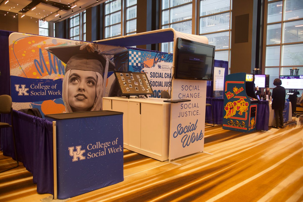 ukcosw's tweet image. Thank you to every faculty, staff, alumni, and student who stopped by our booth, attended a session, or dropped by to say hello. We had an absolute blast at #CSWE23. Keep doing great things and serving the community.