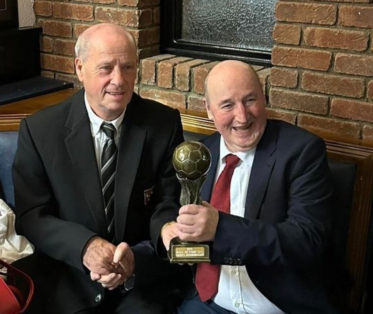 jamesrogersie's tweet photo. Delighted to hear that my ould pal Gerry Prendergast was inducted into the Dundalk and District League Hall of Fame at their awards night on Saturday. Thoroughly deserved for his support throughout the years as a player and later as sports editor of The Dundalk Democrat https://t.co/tJGJ8aGN3w