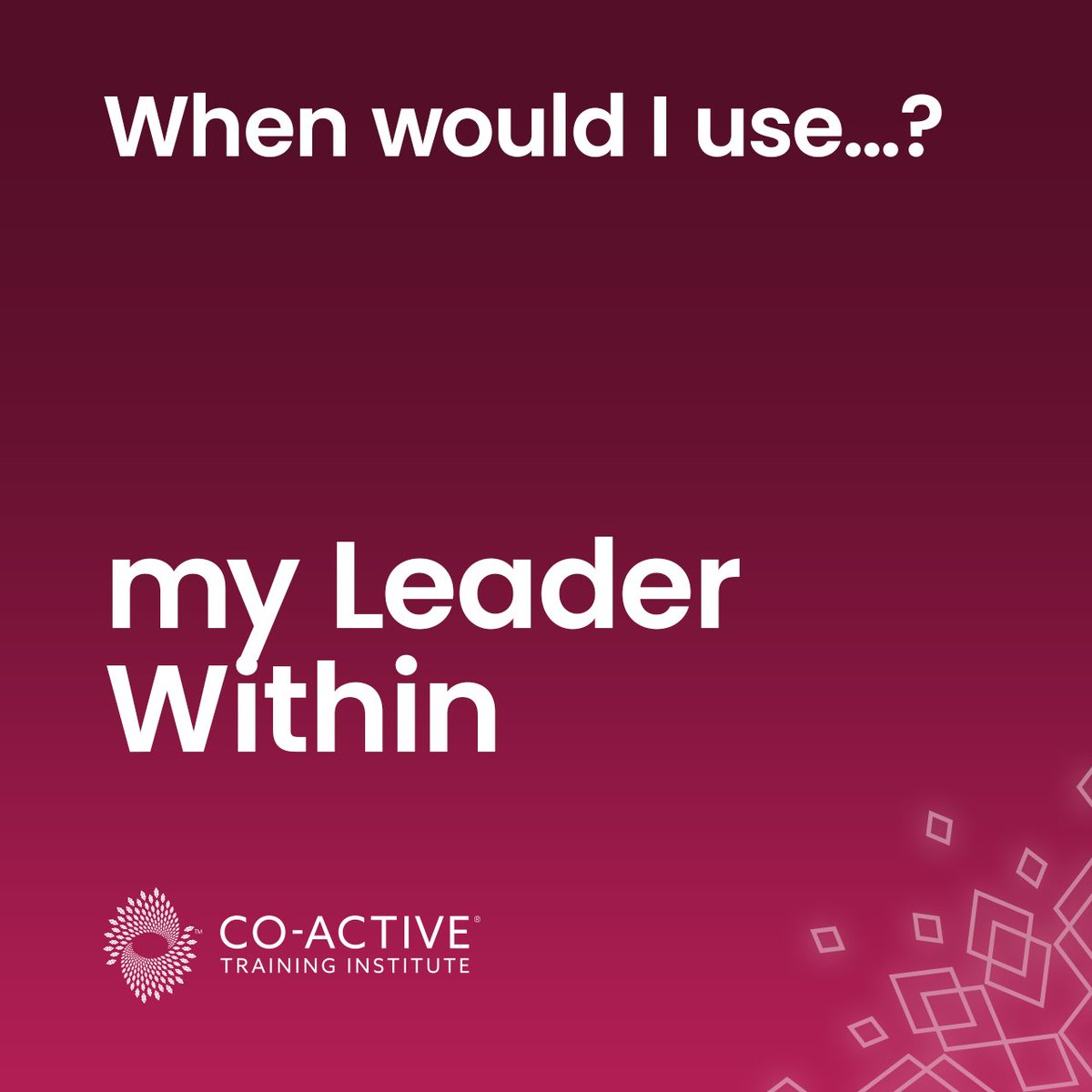 CoactiveLeaders's tweet photo. Your Leader Within is the compass that guides you. It’s when you fully accept yourself and understand the purpose and values at your core. It’s the heart that influences every choice you make in your life.
#coactive #CoactiveLeadership #LeaderWithin #DimensionalLeadership https://t.co/0q5xun6YqI