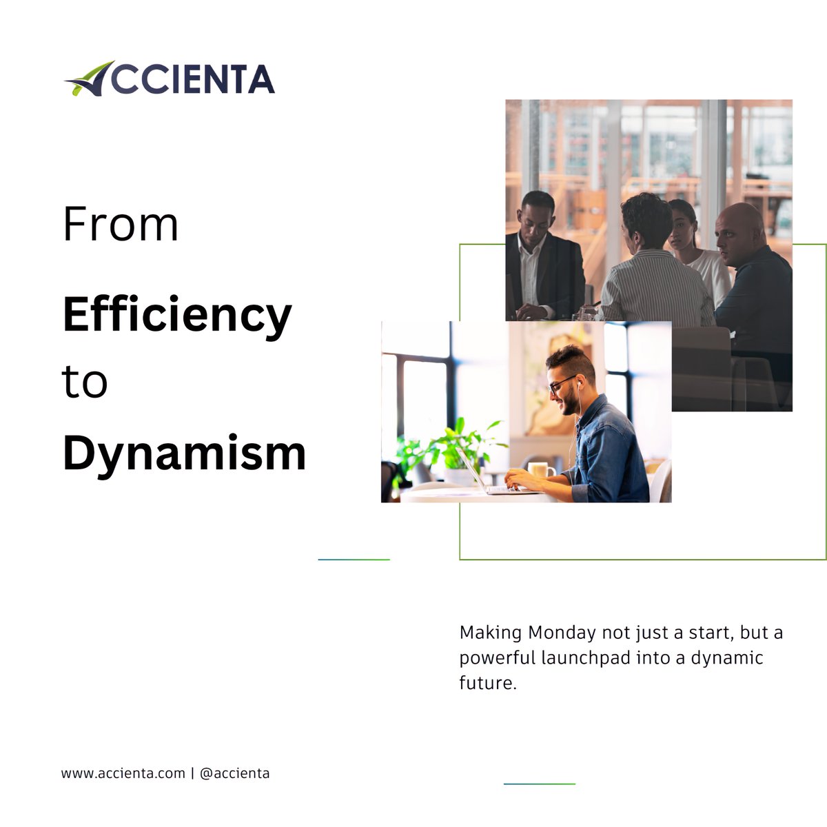 AccientaUAE's tweet photo. Kicking off the  New Week 🚀

Remember, ticking off to-do lists? That's just the beginning.

📈 Achievement today goes beyond efficiency. Embrace dynamism to lead the week indeed.

#dynamicmonday #innovation #newweeknewgoals https://t.co/vEvEBtga8d