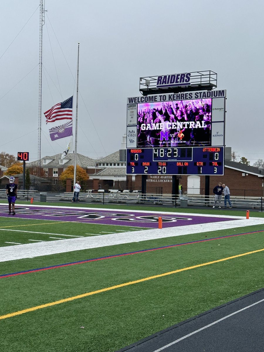 Thank You to <a href="/MountUnionFB/">Mount Union Football</a>, <a href="/Coach_allendl/">Dan Allen</a>, <a href="/jmarkowski_8/">Jordan Markowski</a> for the Game Day Visit Saturday! Great time on campus and great game! <a href="/Joe_Drouin/">Mr. Drouin</a>