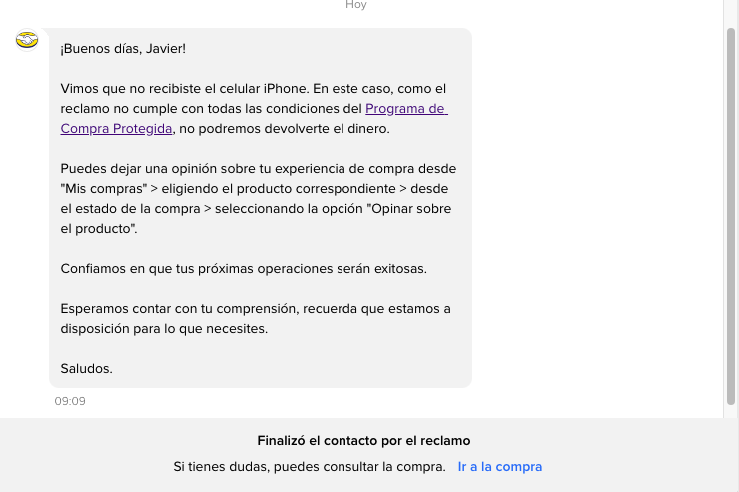 i_Stock's tweet photo. @Mercadolibre @ML_Ayuda @ML_Chile , veo que la comunicación es unidireccional. Sus políticas no indican nada que infrinja mi proceso de compra..esto es realmente un robo o estafa.. @SERNAC @Apple https://t.co/dFiDW7bueC