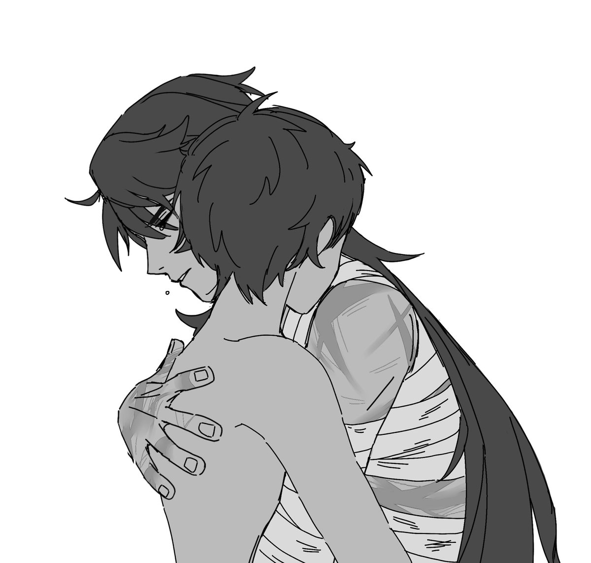 dextra_aaa's tweet image. sad hugs😢😢😢😢
#renheng #xingyue