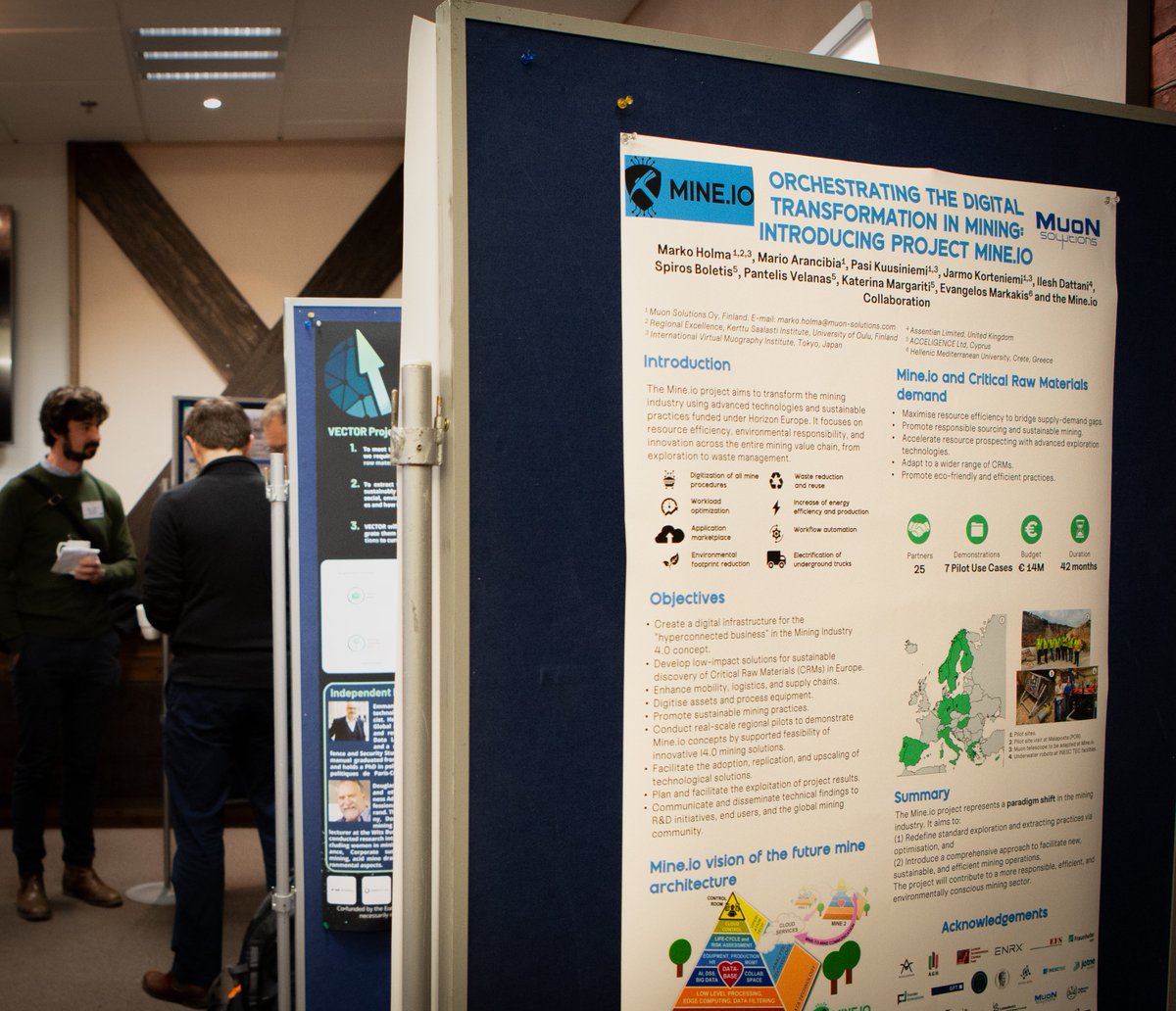 Exciting day for EIS! 🚀 #SuperCluster #Geoconference kicks off in Lapland, Rovaniemi with:
142 participants 🌍
52 countries 🌏
69 expert organisations 🤝
27 raw materials projects 🪙
Thanks to all! Fruitful discussions ahead. 🤝
#CRM #RawMaterials #Conference #Geoscience