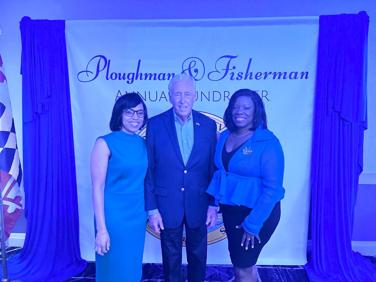 StenyHoyer's tweet photo. Always glad to be back at the @PGCDCC Ploughman and Fisherman Brunch to celebrate the hard work of Democrats across our state.

Yesterday's conversation once again reaffirmed that @AlsobrooksForMD will be a voice in the U.S. Senate that speaks for all Maryland families. https://t.co/BrvG4uyOc6