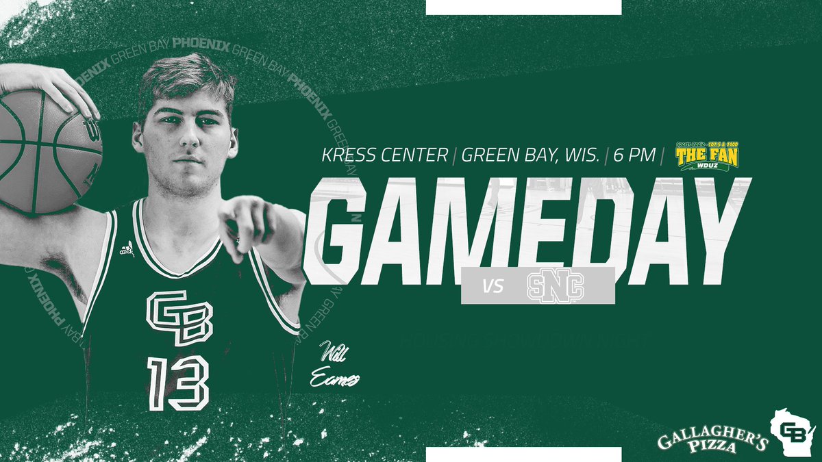 The wait is over. Phoenix basketball is back 😤

🆚 St. Norbert (Exh.)
🕕 6 PM
🏟 Kress Center
📻 WDUZ The Fan 1400 AM &amp; 95.5 FM

#RiseWithUs
