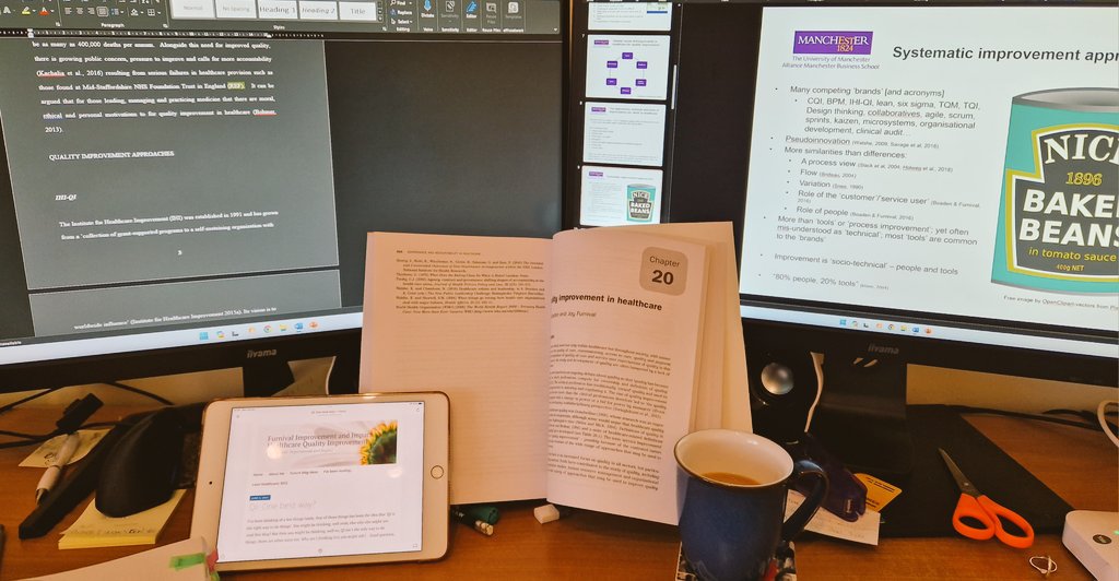 Having a writing ✍️ day... haven't done in of these for a quite a while... took until at least 14h00 before I stopped finding other things to do #procrastination #academicwriting #QI (am not looking forward to referencing this... I no longer have EndNote)