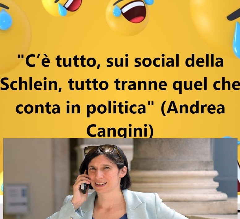 #EllySchlein #segretaria #PD #politica #AndreaCangini #socialnetwork #vitapubblica #politicaestera #difesa #politicaeconomica