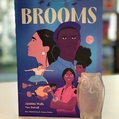 📚🧹 Brooms by Jasmine Walls and Teo DuVall #dailybutlershelfie #nativeamericanheritagemonth #brooms #jasminewalls #teoduvall @AALBooks