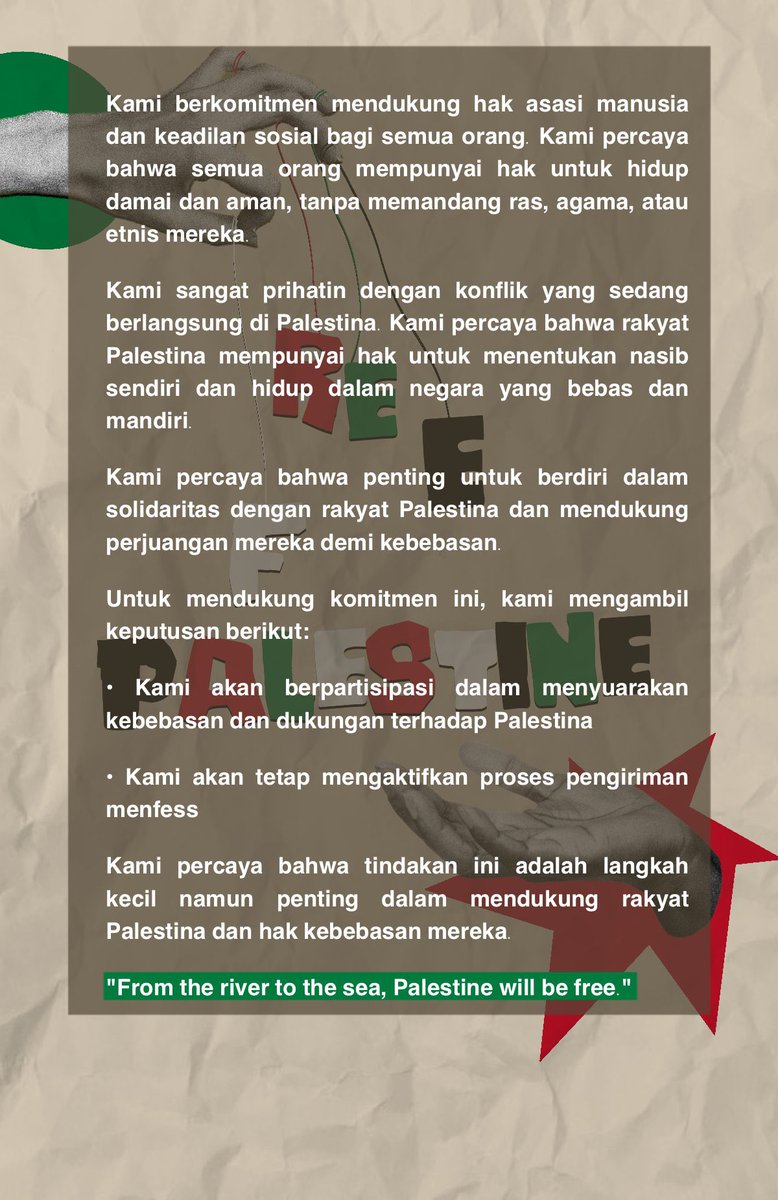 Palestine will be free from river to the sea 🇵🇸

You don’t need to be a Muslim to stand up for Palestine, you just need to be HUMAN. 

ITS A HUMANITARIAN DUTY ✊🏻

#StopGenocideInGaza 
#CeaseFireInGaza 
#CeaseFireNOW
#FreePalestine 🇵🇸