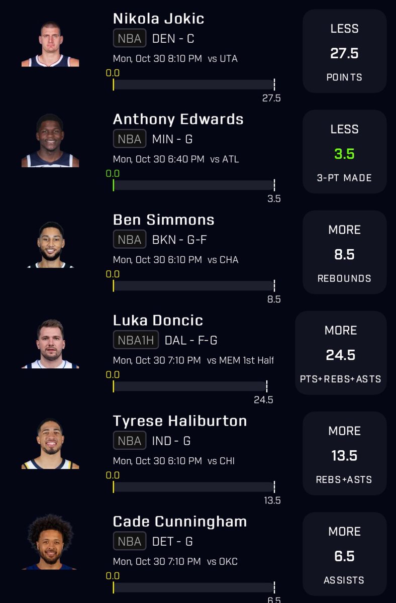 MindOfJakeUp's tweet photo. Here is a couple boards I’m runnin today.. all my picks get tampered wit(Removed or Bumped) sumn I got use to my first year on #PrizePicks
#NBA #GamblingTwitter
Less run it up together 🏃🏽♂️💸
#ButImNotACapper❗️ https://t.co/F5G5P3T2pe