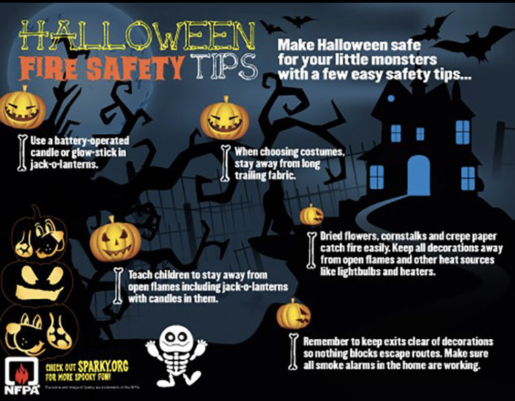 MarkhamFire's tweet photo. As Halloween approaches please practice these simple precautions that can help ensure trick or treating remains fun and fire safe! #staysafe #markhamfire https://t.co/f5iFyLw6IJ