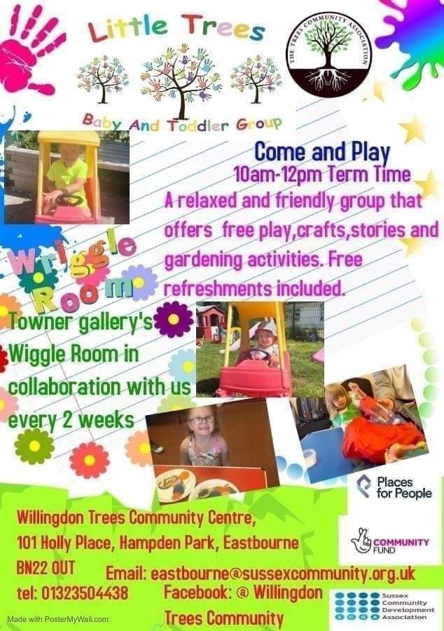 Willingdon_Tree's tweet photo. Join Little Trees Baby &amp; Toddler group here at the centre every Tuesday 10am to 12pm (term time only). A relaxed and friendly group that offers free play, crafts, stories and gardening activities. https://t.co/MxmuTIKH3z