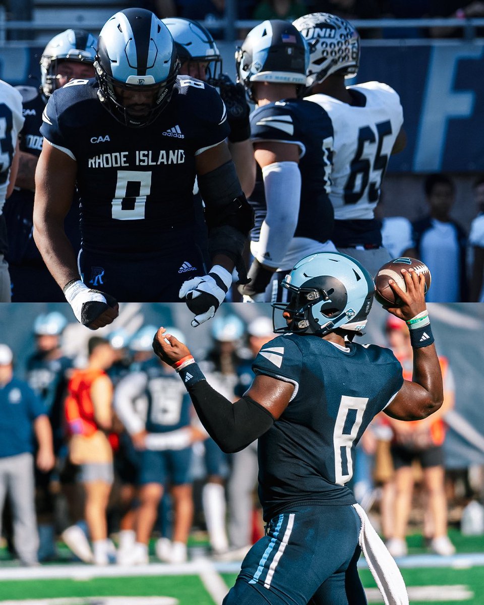 It’s great to be number 🎱. Over the weekend, Kasim Hill tied Chris Hixson for the second-most touchdown passes in URI career history (55). AJ Pena tallied the 13th sack of his career and is now tied for 10th all-time at Rhody. #GoRhody