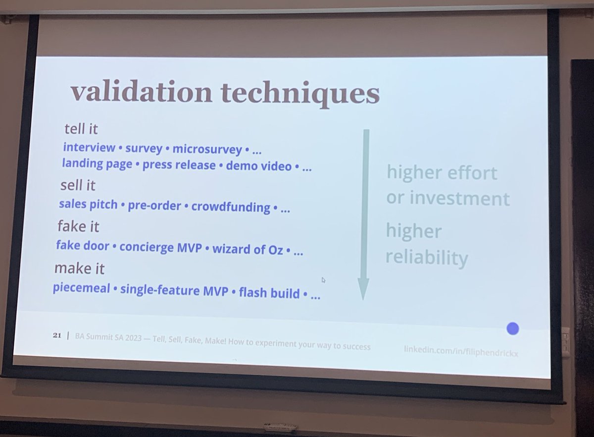Excellent workshop this afternoon with Filip Hendricks <a href="/basummitsa/">Business Analysis Summit</a> an insightful afternoon of experiments! #BASummitSA
