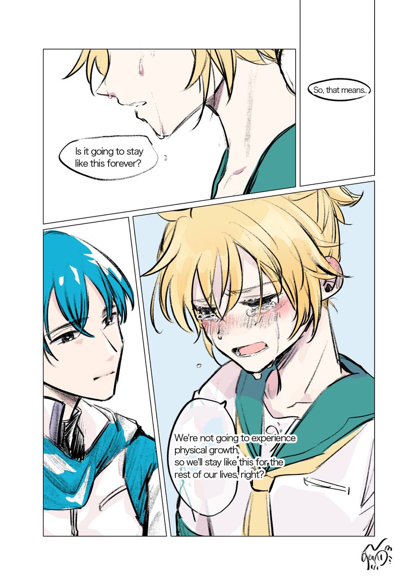 I tried including English lines, though they might be incorrect. Please overlook any mistakes.