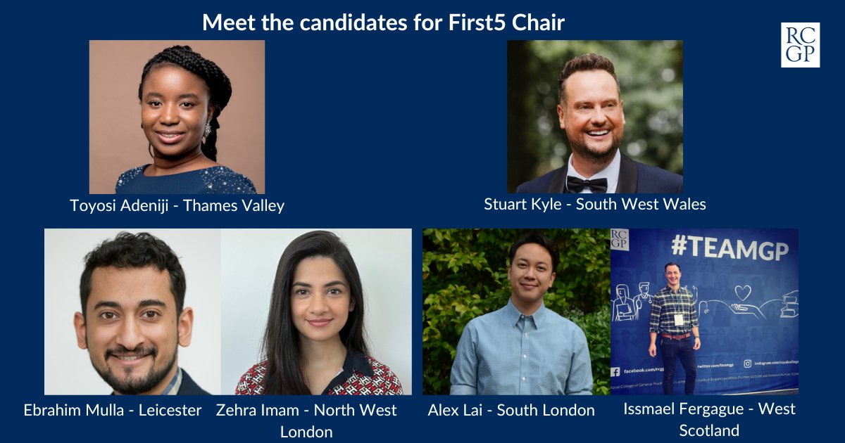 First5s, have you voted for your next Chair?

You have one more day left to vote so don’t delay. Make a difference at RCGP and give a voice to over 17,000 trainees.

Vote by the 31 October midday ➡️ bit.ly/45oqbFc