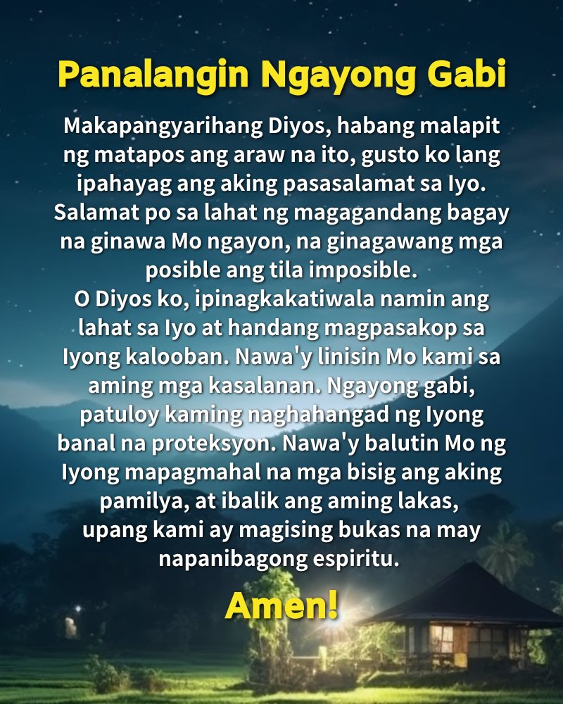 ERt171991's tweet photo. Magpasalamat sa Diyos sa Kanyang Pagliligtas at Pagmamahal na Hindi Nang-iwan sa Atin
#naniniwalasadiyos
Connect us
https://t.co/6HNn2Gqhvx https://t.co/aTgj25a1kK
