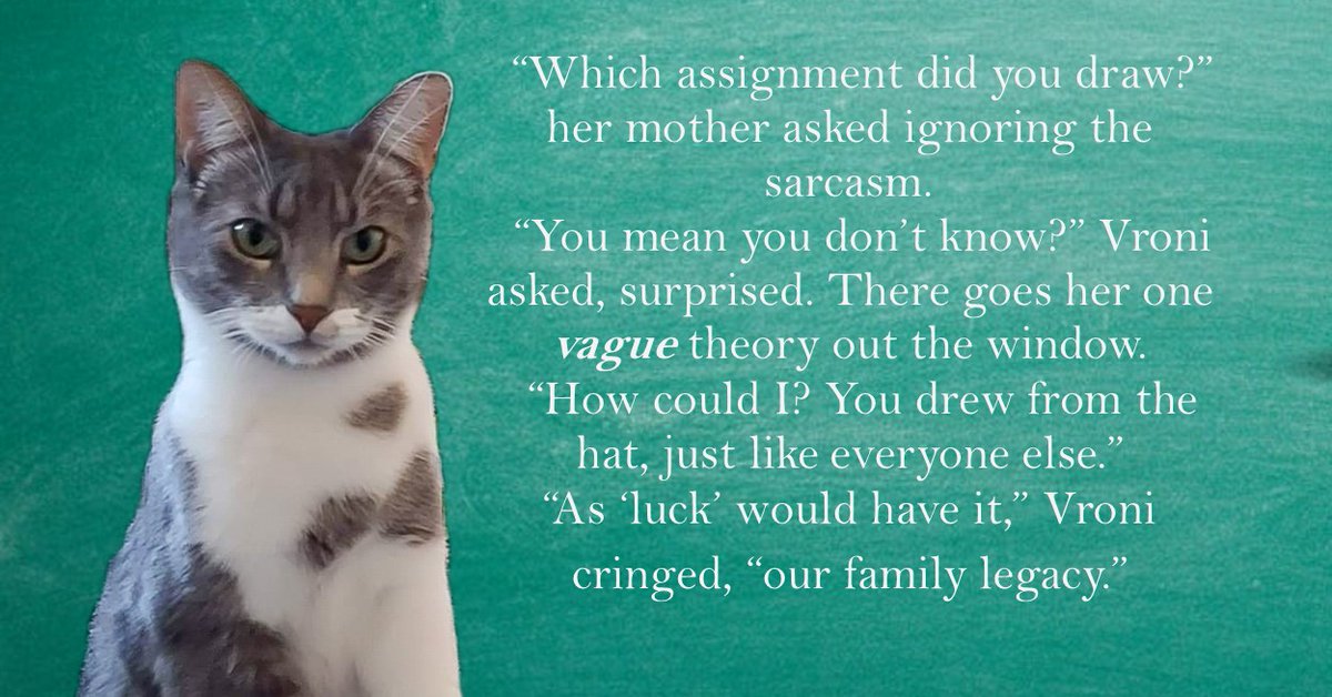 #BookQW VAGUE is from READING, WRITING & CATMETIC a #HolidayPetSleuthMysteries, my *first* Middle School/YA story.
Grab Your Copy Today!
US: amzn.to/3KVh8Eq 
UK: amzn.to/3QQUFw7
#AHAgrp #unlimited #cozyanimalmystery #amateurdetective