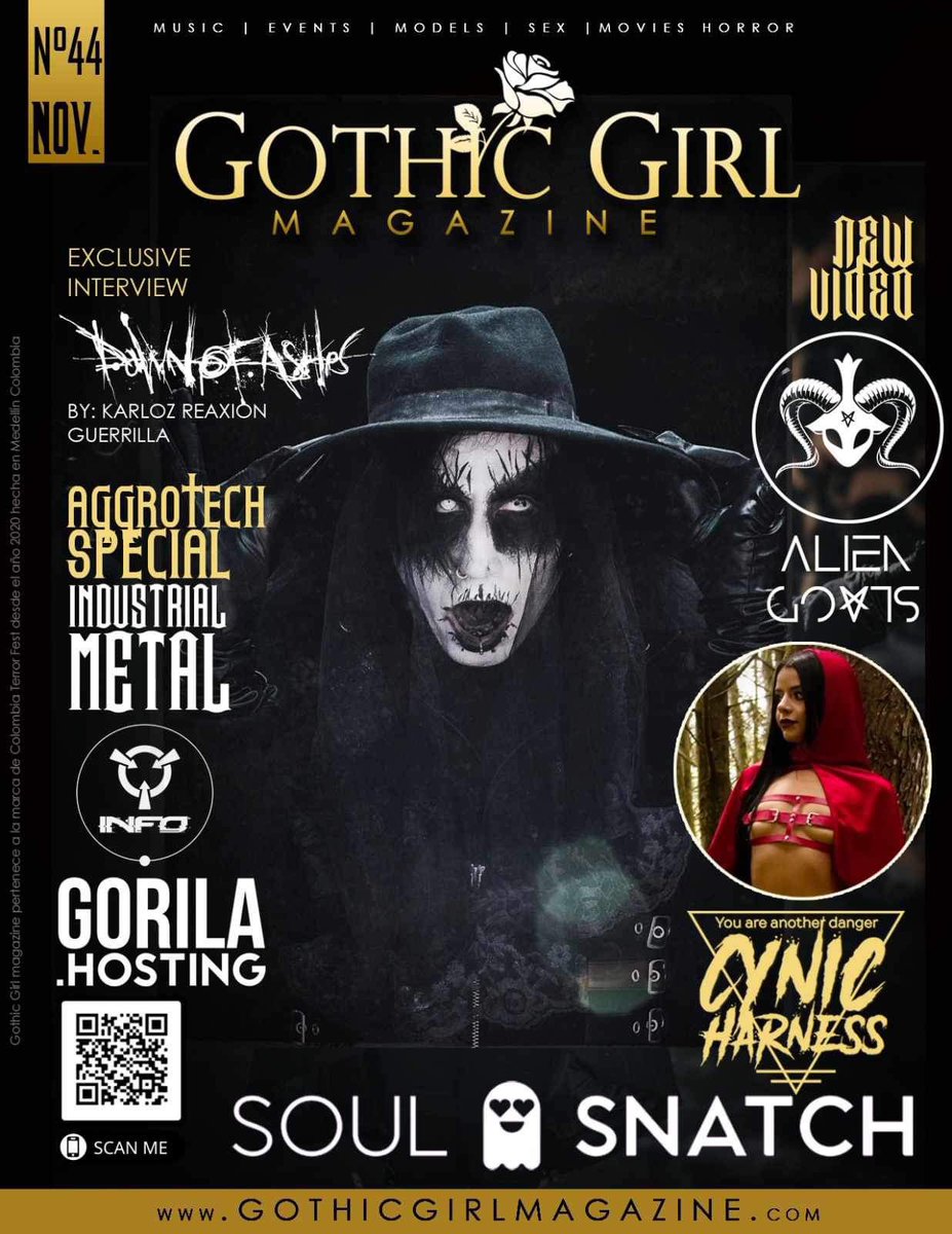 November issue of gothic girl magazine 💀