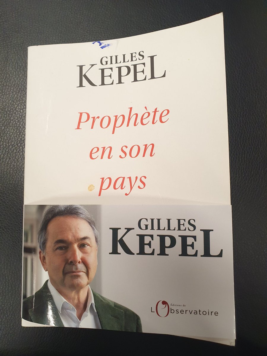 Merci @KepelGilles pour ce livre formidable qui permet de comprendre presque 'scientifiquement' la complexité des données, risques, connivences, compromissions, incohérences et enjeux. Sorti en sept 2023 il pouvait annoncer le désastre à venir du 07 octobre. A lire absolument !