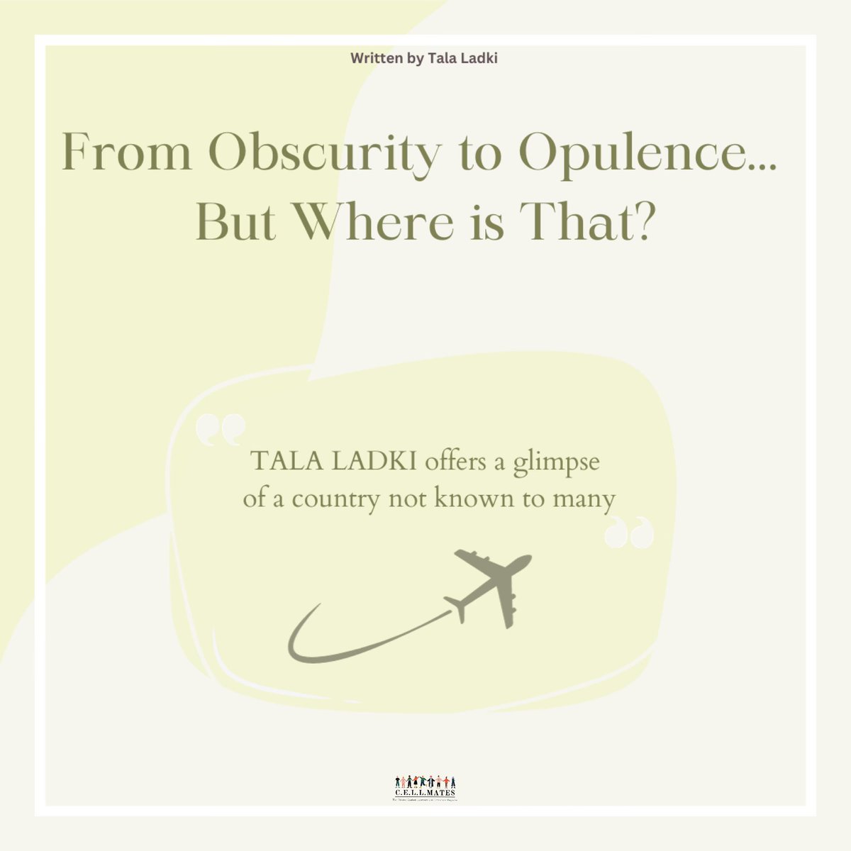 Want something new to read?

Tala’s recent article offers a glimpse of a country that is not known to many people. If you want to give this article a read, then the link is in the bio.✈️☀️