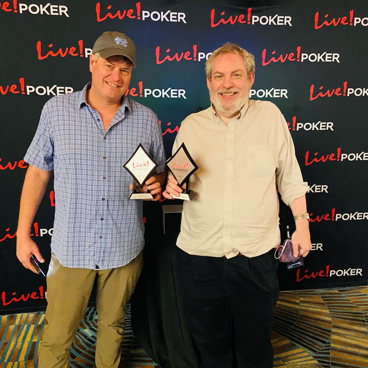 _ChrisMcCall_'s tweet photo. Annnnnnd now your new Tag Team Champions of the worrrrrrld!

Congrats to McLaren and Ron for taking home the 🏆and $3,642 each @LivePokerRoom in our #PokerFest2023 Event #15 #TagTeamSwitch tournament!

92🏃🏃‍♀️
$18,676💰
8 1/2hr🏃‍♀️⏳
#TeamNoChop https://t.co/593trezEYh