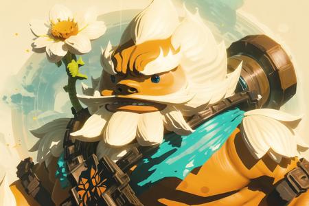 GorgonDaruk's tweet photo. "Well I'm affiliated with the Kingdom of Hyrule and one of the Champions of them as well." "But no i've never heard of this place at all." Daruk answered

"So what kind of creature are you ?" He asked. https://t.co/HXRyaIW259