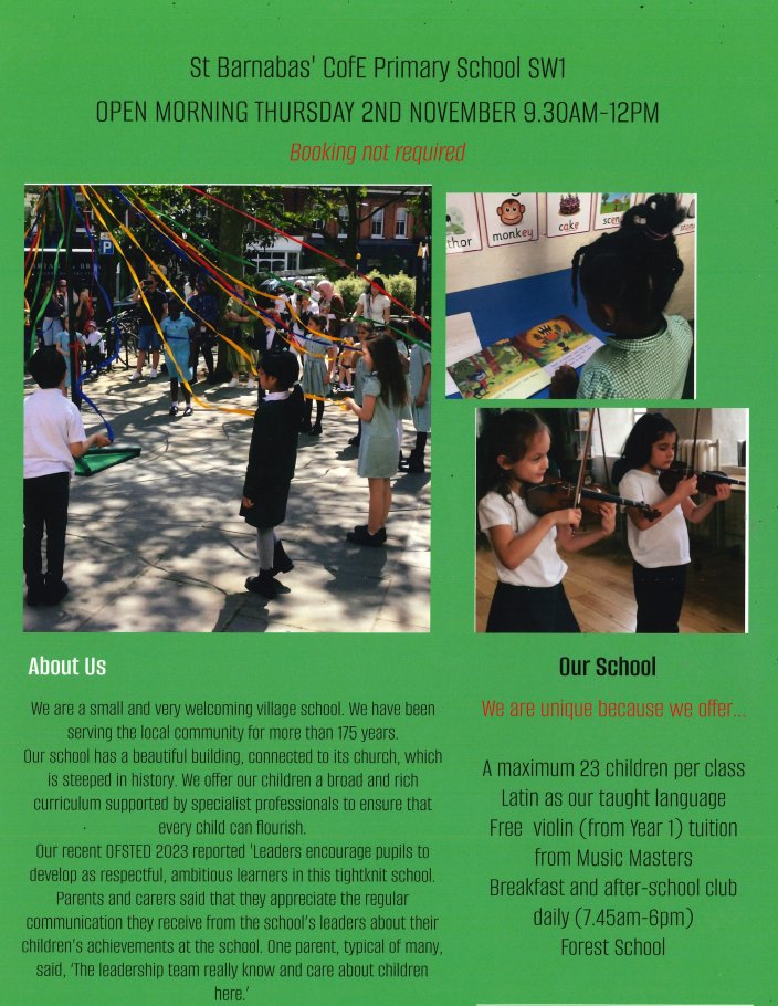 St Barnabas' CE Primary School & Nursery (@stbarnabassw1) on Twitter photo 