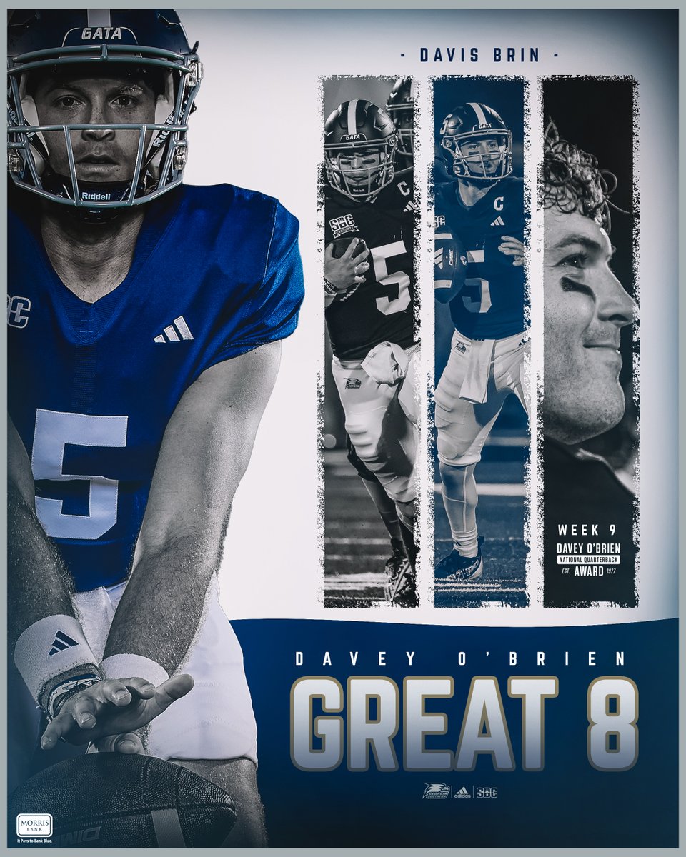 Georgia Southern Football (@gsathletics_fb) on Twitter photo 𝗚𝗥𝗘𝗔𝗧 <a href="/daveyobrien/">Davey O'Brien National Quarterback Award</a> 𝟴 🫡
📰 bit.ly/3tQxzMx
#HailSouthern | <a href="/DavisBrin/">Davis Brin</a> 𝗚𝗥𝗘𝗔𝗧 <a href="/daveyobrien/">Davey O'Brien National Quarterback Award</a> 𝟴 🫡
📰 bit.ly/3tQxzMx
#HailSouthern | <a href="/DavisBrin/">Davis Brin</a>