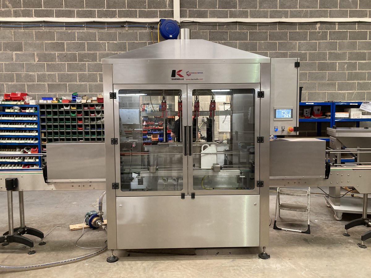 Karmelle Ltd (@karmelleltd) on Twitter photo Our brand new filling line for agro chemicals it is adaptable for a wide range of products and features automatic labelling, filling, and capping capabilities!
contact us today to learn more.
Karmelle.com
01484 533 356
Enquiries@karmelle.com Our brand new filling line for agro chemicals it is adaptable for a wide range of products and features automatic labelling, filling, and capping capabilities!
contact us today to learn more.
Karmelle.com
01484 533 356
Enquiries@karmelle.com