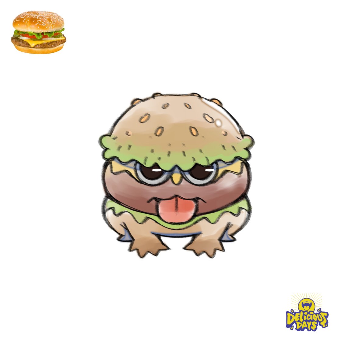 rakun01_'s tweet photo. Hi everyone I'm continuing my personal project Delicious Days, just a reminder of the first 4 Hamburger monsters.
Name: Frambergs
1-Cheese Framberg
2-Bacon Framberg
3-Mecha Frambeg
4-Cerberus Framberg
#deliciousdays #monsters #frambergs #hamburguers #rakun01 #chardesign https://t.co/GgjKFxtE8a