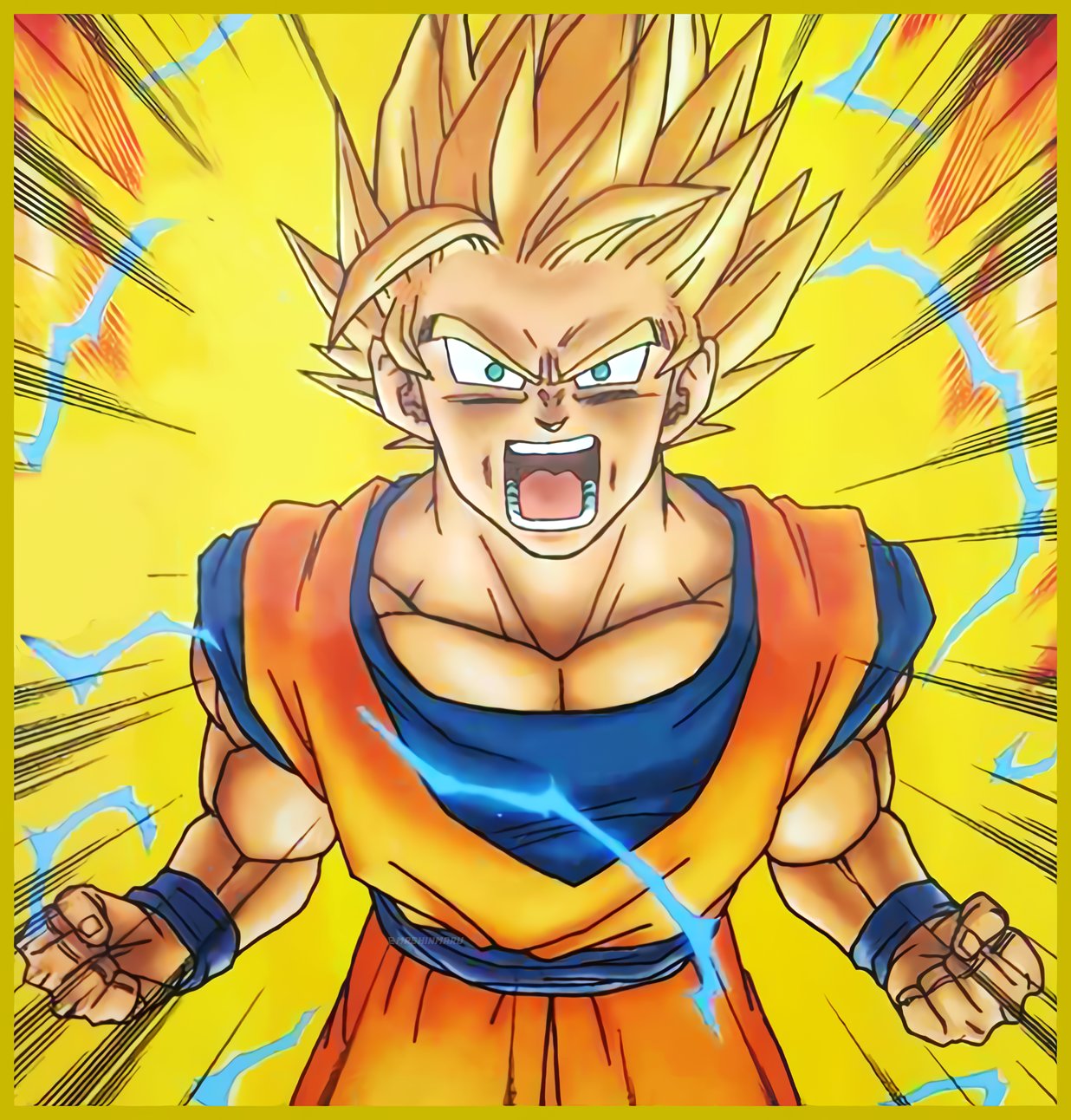 Saiyanbeast on X: Dragon Ball Retro 2004/2005 Artwork Super Saiyan 2 Son- Goku ~ Katsuyoshi Nakatsuru #DragonBallZ #ドラゴンボールZ #DBZ #DragonBallDaima  #Retro #Shueisha #Toeianimation #vintage #2000s #MajinBuuSaga #Toriyama # Goku