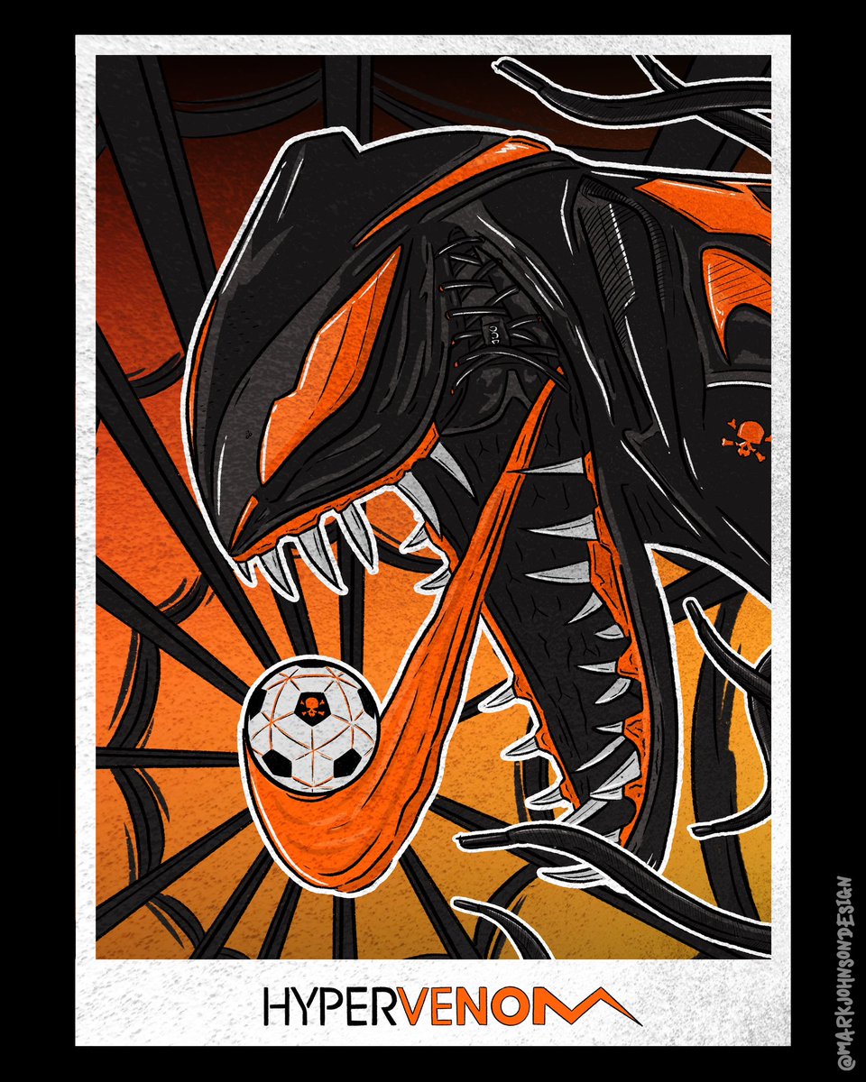 Nike Hypervenom Phantom 
-
Using elements from the boots to create the Venom creature 
-
#nikefootball #creature #Halloween #art #footballboots #neymar #rooney