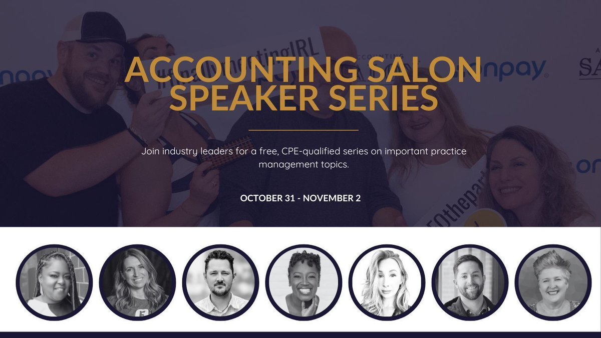 LAST CALL! Top rate content for a low, low price. FREE Speaker Series TOMORROW! @lorilynwilson <a href="/blueprintbrian/">Brian Clare</a> @heathersmithau
@str8t814 <a href="/littlefishcpa/">Keila Hill-Trawick | Little Fish Accounting</a> @twylaverhelst @sherrelltmartin 
buff.ly/3LPGZOu
