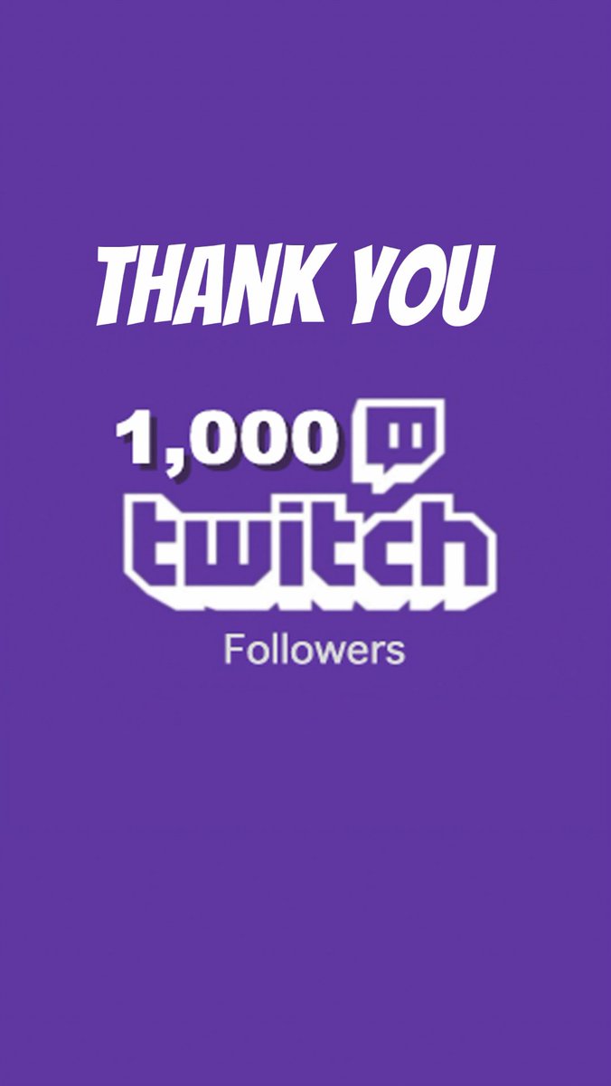 Big Shout Out To All Of You
Hitting 1k Followers Has Been a Milestone For Me this Year 🍀
#Milestone #goals #twitch #irish #streamer