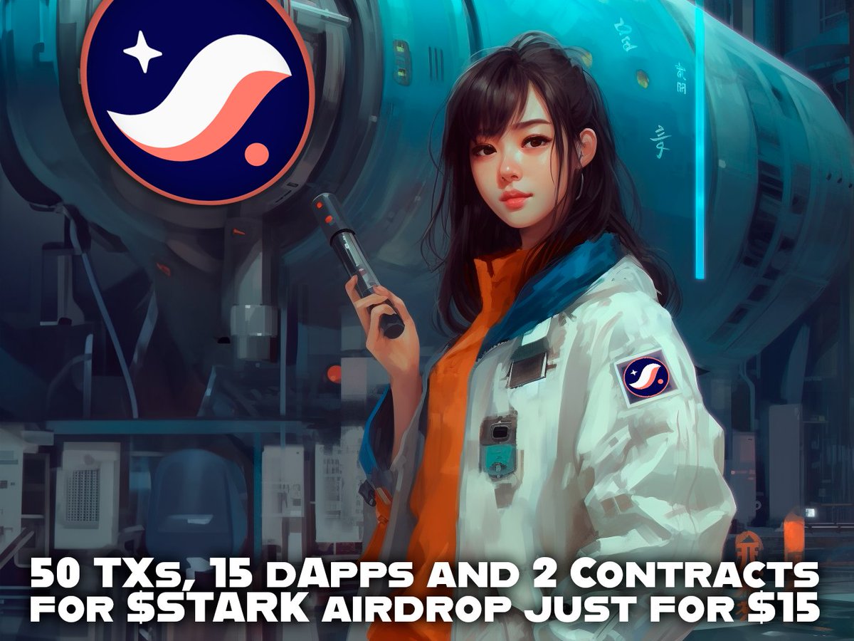 ULTIMATE guide for $285M raised $STARK airdrop!

50 TXs , 15 dApps and 2 contracts for $15

All key TXs that you need to secure Starknet airdrop🧵👇