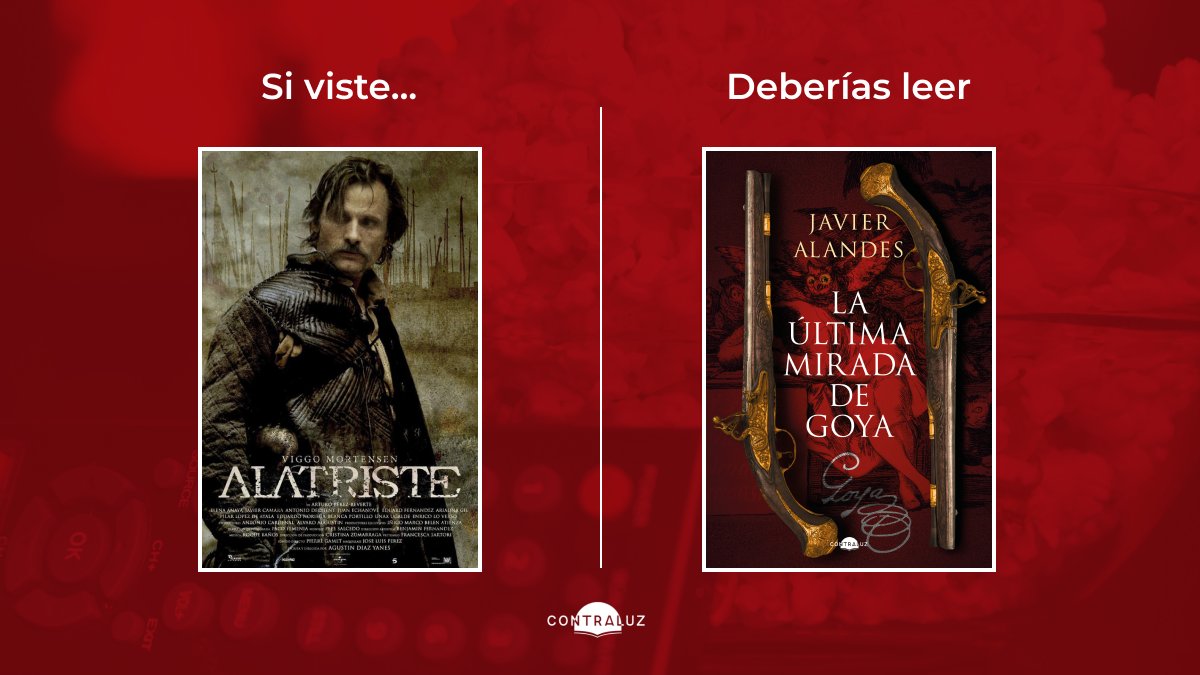 Contraluz_ed (@contraluz_ed) on Twitter photo Si entre tus series favoritas están:
📺#Alatriste
📺#Sherlock
📖Te gustará leer la útlima novela de <a href="/j_alandes/">Javier Alandes</a>, #LaúltimamiradadeGoya.
Dos tramas, dos historias que se iran cruzando para darnos respuestas.
¡Sumérgete en esta apasionante #novelahistórica!
#editorialcontraluz Si entre tus series favoritas están:
📺#Alatriste
📺#Sherlock
📖Te gustará leer la útlima novela de <a href="/j_alandes/">Javier Alandes</a>, #LaúltimamiradadeGoya.
Dos tramas, dos historias que se iran cruzando para darnos respuestas.
¡Sumérgete en esta apasionante #novelahistórica!
#editorialcontraluz