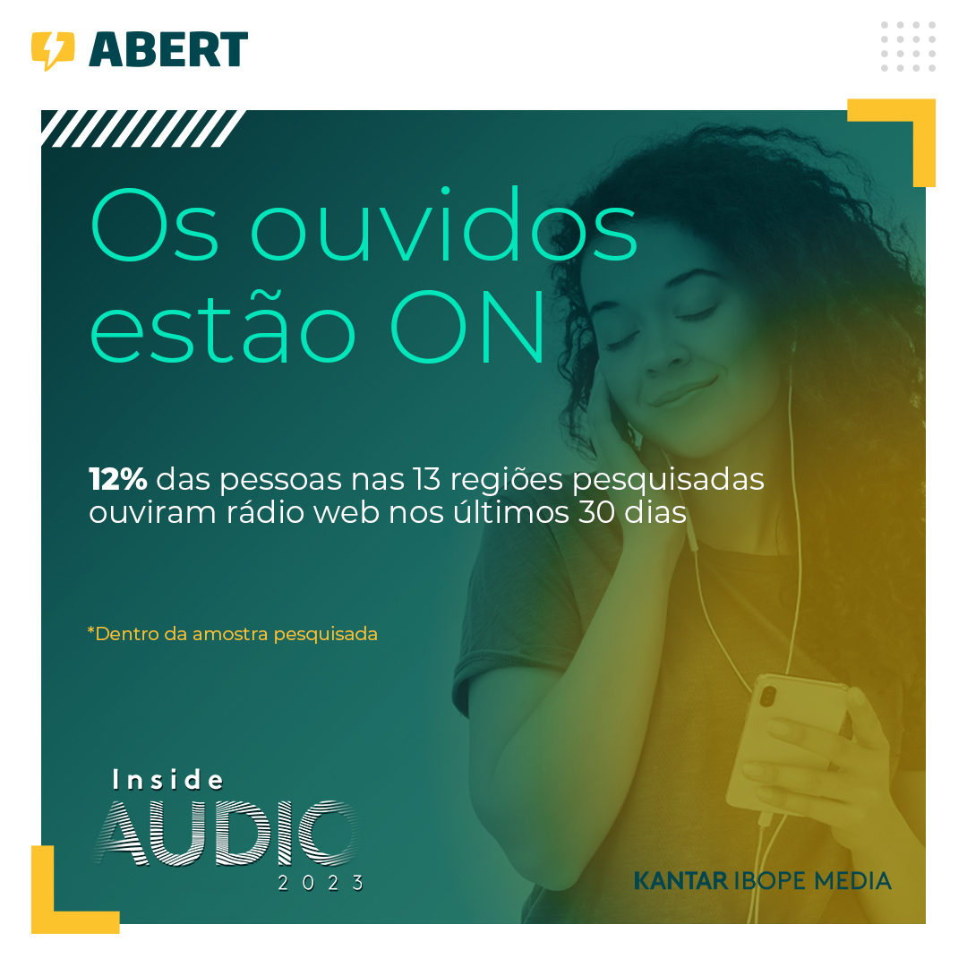 abertbr's tweet image. O tempo médio diário de consumo dos ouvintes nos meios online é de 2h45m. As plataformas utilizadas se dividem entre o celular (67%), computador (29%) e outros equipamentos (11%).

Fonte: Kantar Ibope Media

#rádioweb #digital #radiodifusão #pesquisa #tecnologia