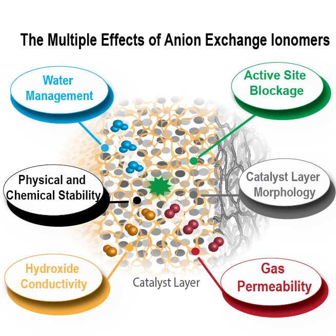 The anion exchange ionomer is largely overlooked but can have drastic effects on the performance of electrochemical devices Find out more about its design considerations and recent advances in our review in Advanced Materials doi.org/10.1002/adma.2… @titiricigroup @Interfacial_EC