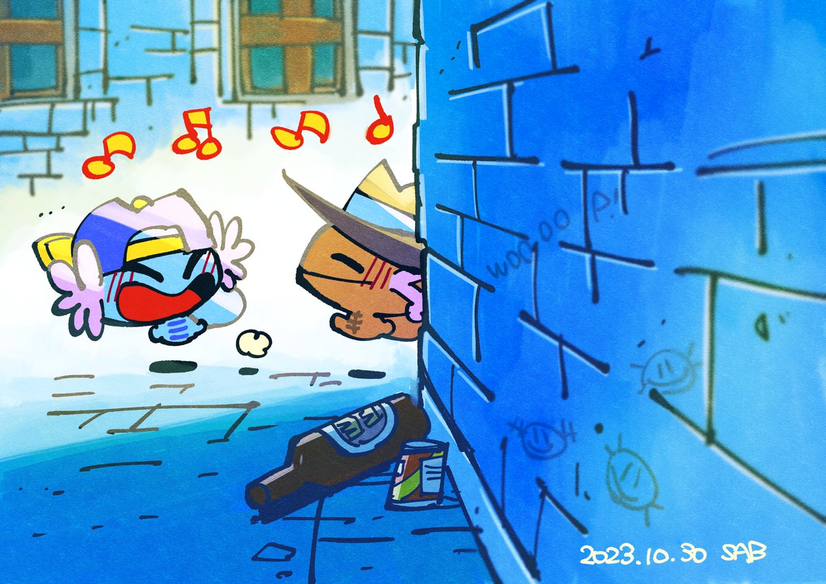 1369:friends!💙🤎🏙️

#1日1ウパー