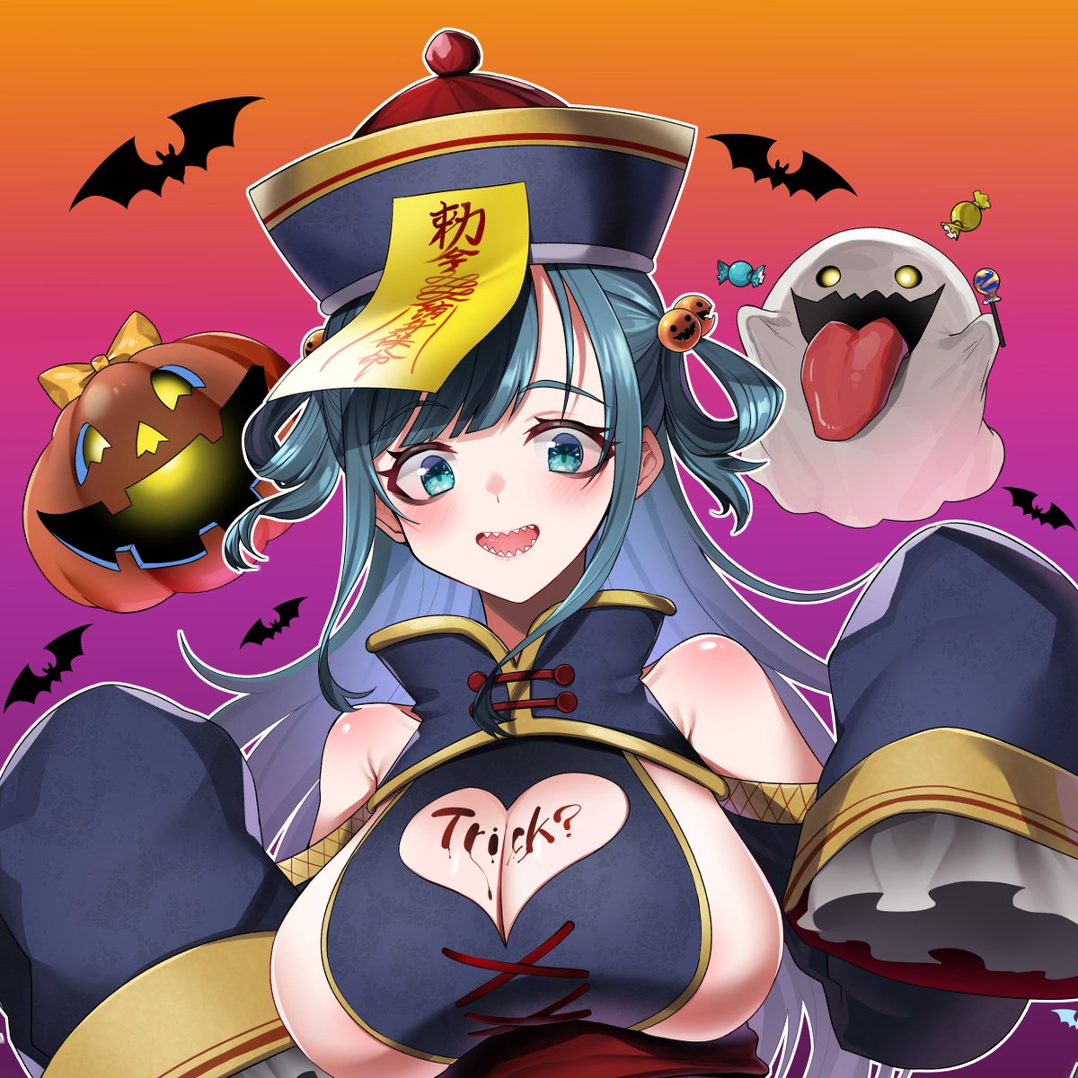 前半はskeb、後半は低コストでハロウィンたくさん描いた月でした #今月かいた絵を晒そう