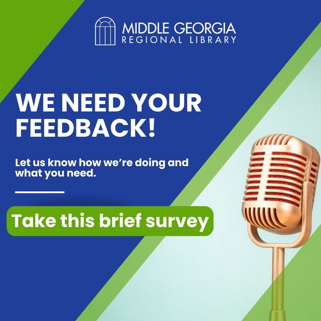 Help us develop the Strategic Plan for our libraries by participating in this survey (forms.gle/EGbwUVb1XqH3m1…). Your input is needed for us to better serve the residents of Baldwin, Bibb, Crawford, Jones, Macon, Twiggs, and Wilkinson Counties.