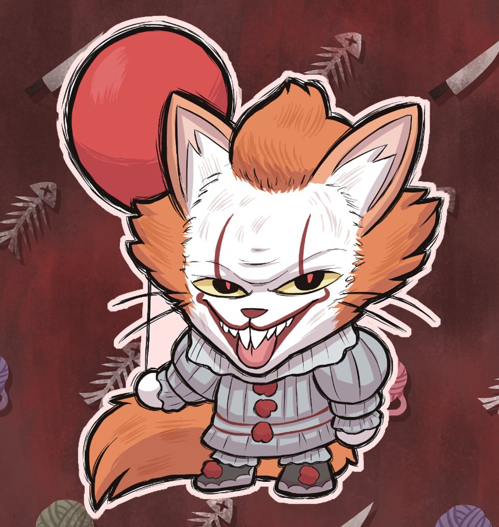 IzzyRaeComix's tweet photo. Killer Kitties 2: Meow Myers, Kittywise, Jigsaw Paws. 😼🔪

#HappyHalloween https://t.co/tvjX4wF1ra