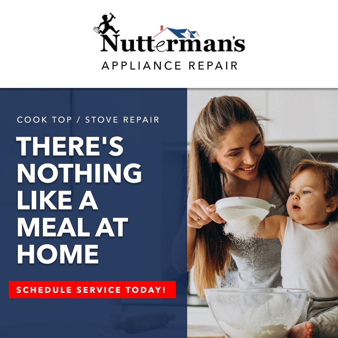 Have trouble with your cooktop? Get it fixed fast by our professionals. We will get your kitchen back up and running in no time. We make booking easy for you, visit our website to book online: 1l.ink/QP4KXJ3 #ApplianceRepair #Nuttermans #LocalRepair #Repairman #Olathe