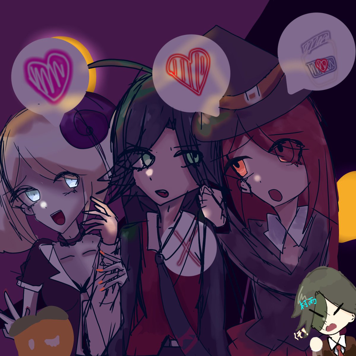 #ダンガンロンパ
ハロウィンですね　🎃
