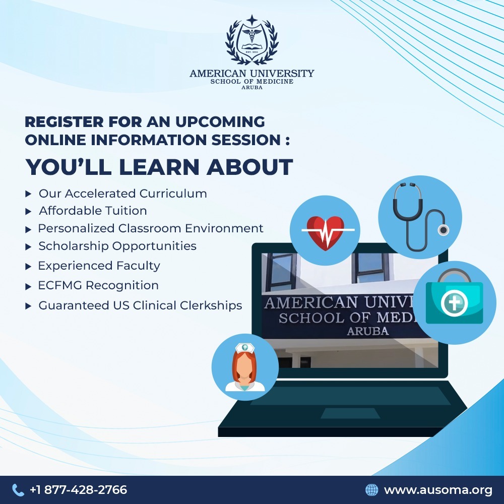 Ready to supercharge your medical education journey? 📚 Join us for an upcoming ONLINE INFORMATION SESSION and unlock a world of opportunities! 

#MedicalEducation #OnlineSession #FutureDoctors #MedSchoolLife