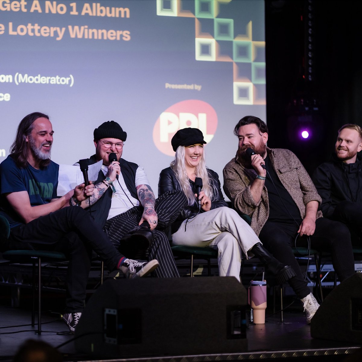 As you can see it was a sombre affair <a href="/LotteryWinners/">Lottery Winners</a> <a href="/bandonthewall/">Band on the Wall</a> for <a href="/unconvention/">Un-Convention</a> - only messing obvs was hilarious AND really interesting too > How To Get A Number 1 Album go see them LIVE ➡ thelotterywinners.co.uk 
BIG ❤️ <a href="/PPLUK/">PPL</a> for support 
📷 by <a href="/WithBrendan/">ExploreWithBrendan</a>