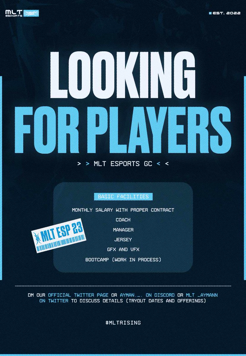 MLT Esports tweet media